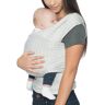 Ergobaby Aura Baby Wrap: Grey Stripes