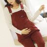 Lukalula Pregnancy Maternity Suit Maternity Overalls Corduroy Casual Spring And Autumn Pregnancy Belly Support Adjustable Belt Pull