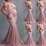 Lukalula Maternity Fashion Sexy Slim Lace Strapless Sleeveless Long Dress