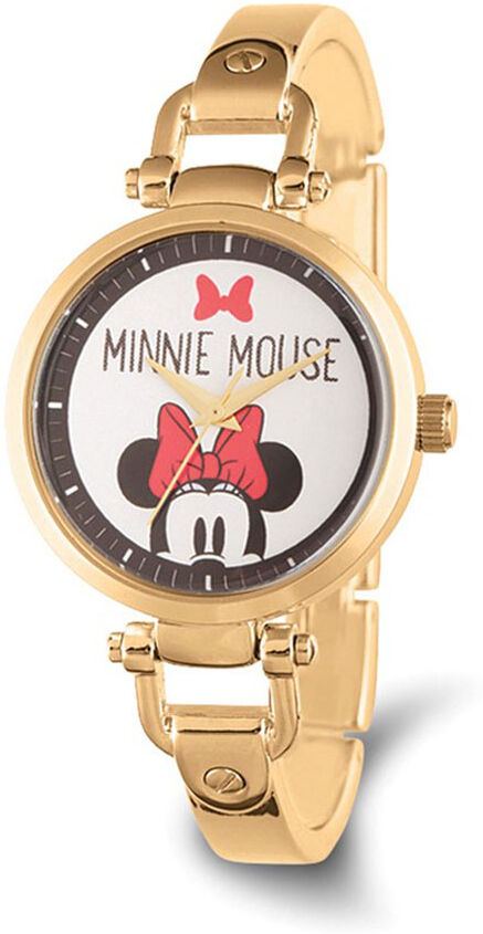 Disney Ladies Size Minnie Mouse Gold-tone Watch