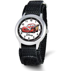 Disney Boys Cars Lightning McQueen Black Strap Time Teacher Watch