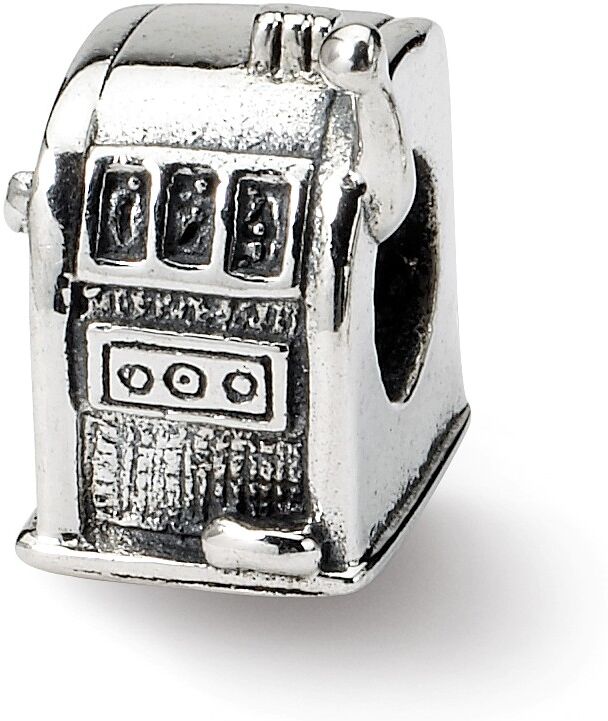 The Black Bow Sterling Silver Slot Machine Bead Charm