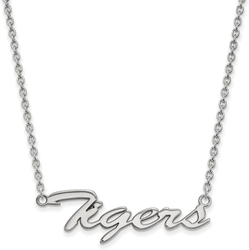 LogoArt Sterling Silver Clemson U Necklace