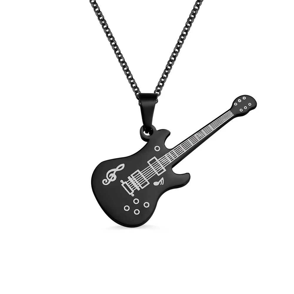 GetNameNecklace Personalized Guitar Necklace Gifts for Guitar Enthusiast
