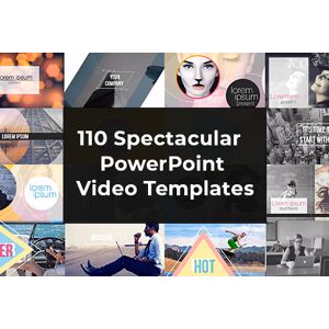 DealFuel 110 Spectacular PowerPoint Video Templates Mega Bundle / Lifetime
