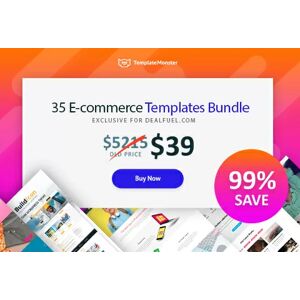 DealFuel A Bundle Of 35 E-commerce Website Design Templates