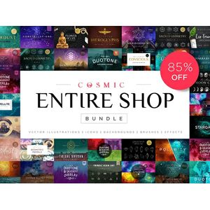DealFuel Cosmic Entire Shop Bundle Of 700+ Creative Graphic Designs / DealFuel