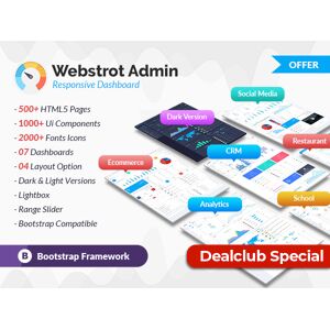 DealFuel 7 Different Bootstrap Admin Templates For A Responsive Dashboard / DealClub