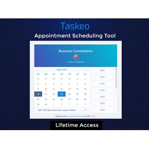 DealFuel TASKEO – Online Appointment Scheduling Tool / Lifetime Access