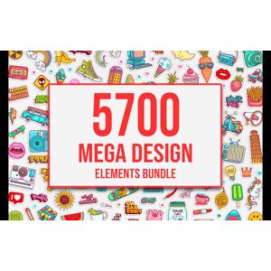DealFuel 5700 Mega Design Elements Bundle