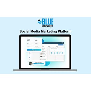 DealFuel Blue Strawberry – Social Media Marketing Platform / Standard lifetime plan
