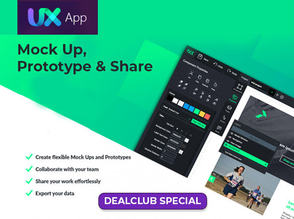 DealFuel UX-App: An All-In-One Prototyping Tool For Web & Mobile / Lifetime Access