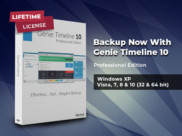 DealFuel Genie Timeline 10 - A Professional Backup Solution For Windows/ Lifetime