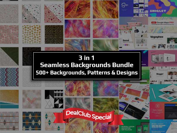 DealFuel The 3-in-1 Backgrounds Bundle / Extended Commercial License – Lifetime