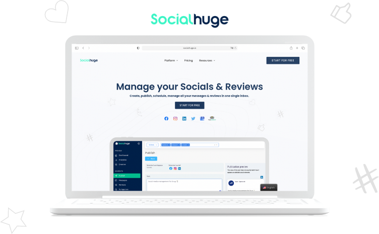 DealFuel SocialHuge.io – Manage Your Socials & Reviews