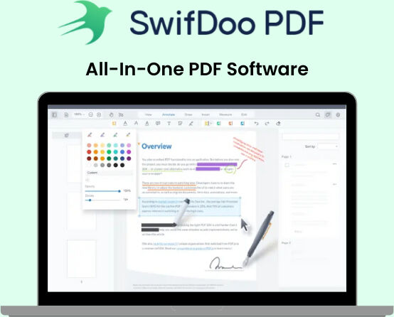 DealFuel SwifDoo PDF – All-In-One PDF Software / Quarterly Plan