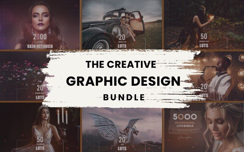 DealFuel The Big Collection of Graphic Design Bundles / Extended License