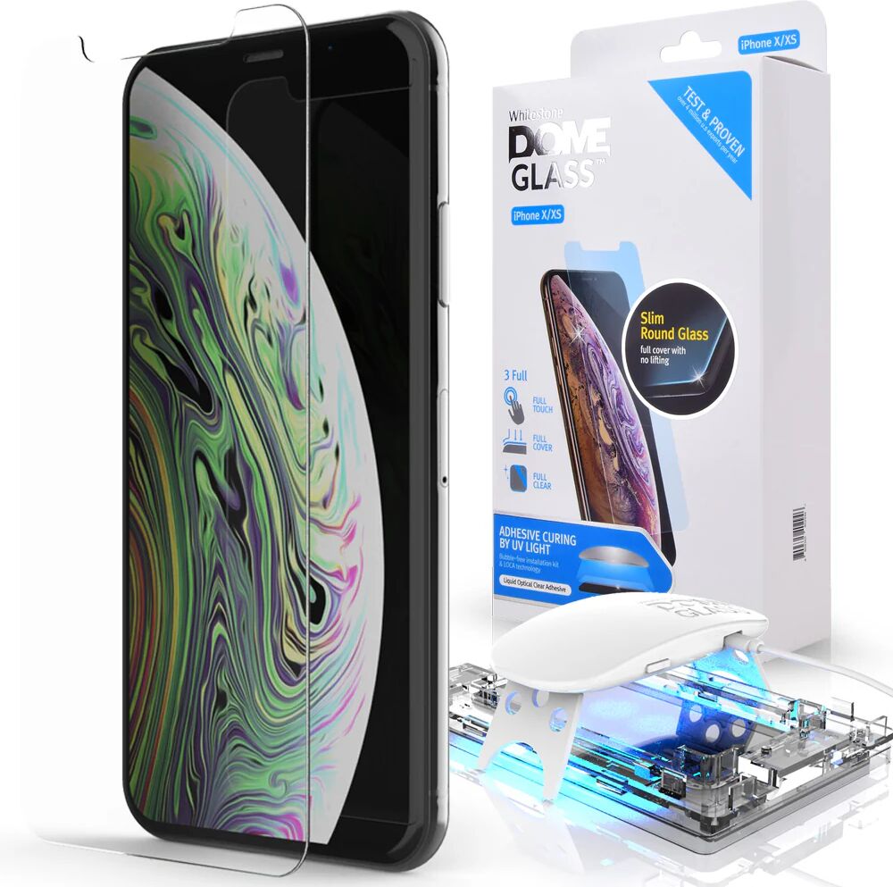 iPhone XS Dome Glass Tempered Glass Screen Protector (Single)