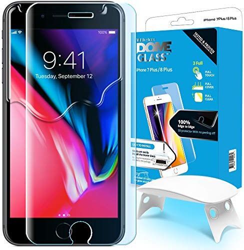 iPhone 7 Plus / 8 Plus Dome Glass Tempered Glass Screen Protector (Single)