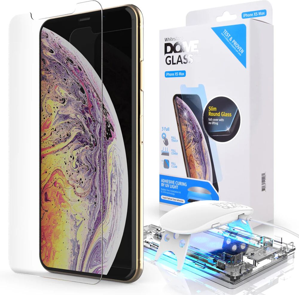 iPhone XS Max Dome Glass Tempered Glass Screen Protector (Single)