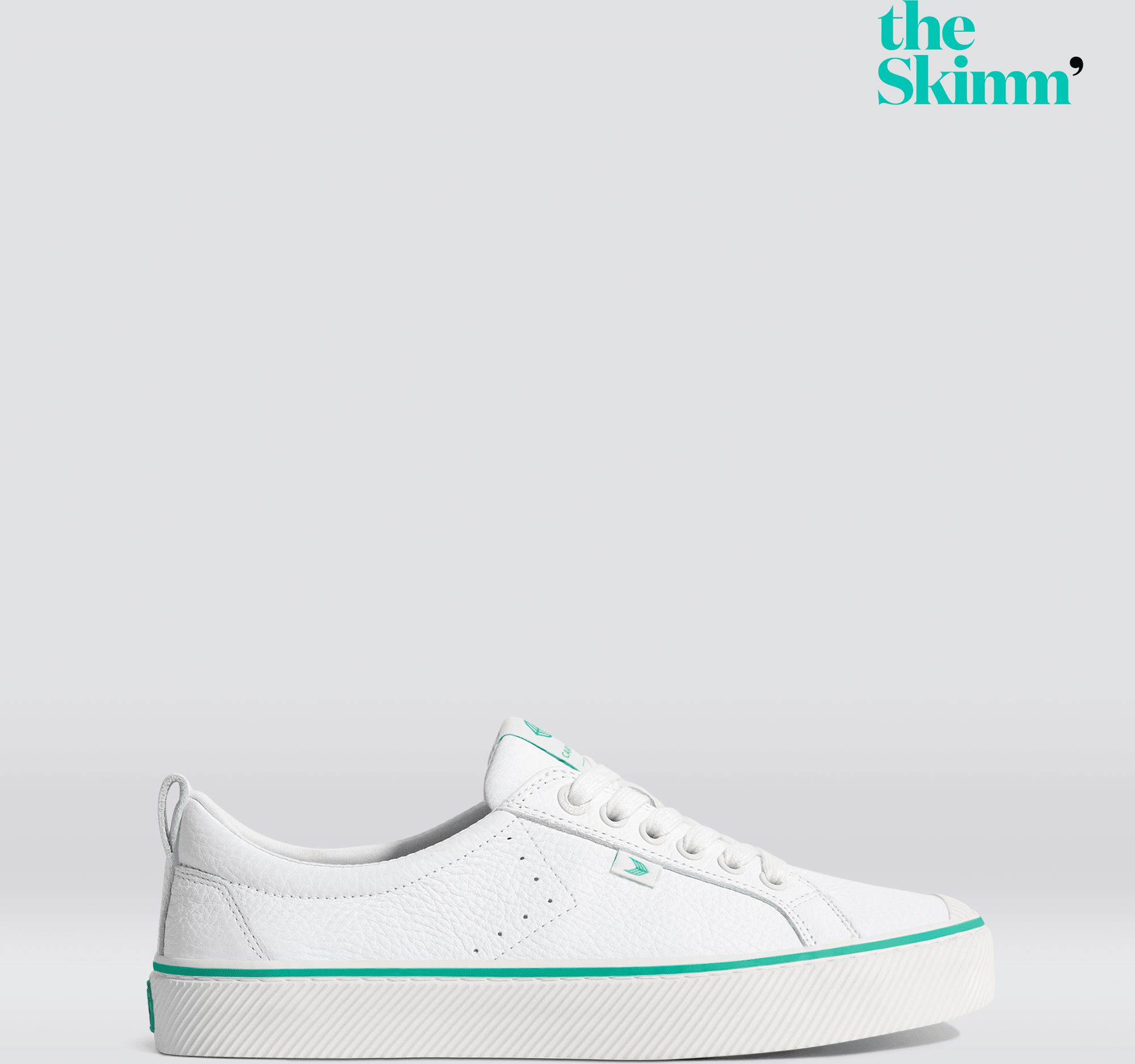 Cariuma The Skimm OCA Low White Premium Leather Sneaker Women The Skimm White size:9