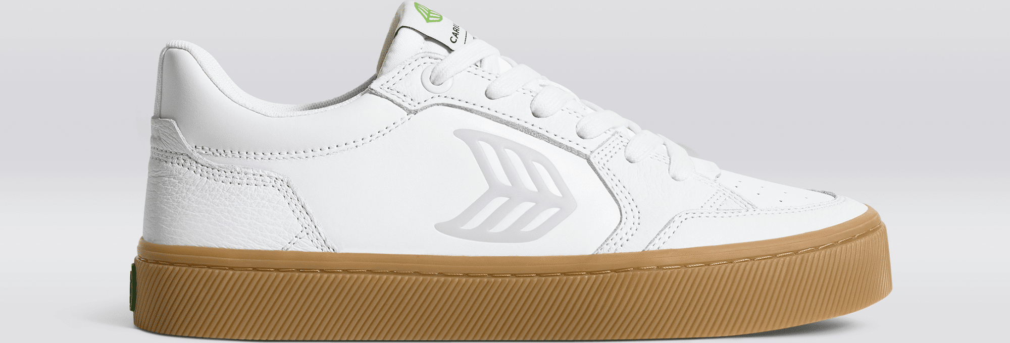 Cariuma VALLELY Gum White Leather Ice Logo Sneaker Women Gum White/Ice size:7