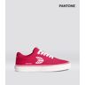 Cariuma NAIOCA PRO Pantone Viva Magenta Suede and Canvas Off-White Logo Sneaker Women Pantone Viva Magenta size:7.5