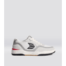 Cariuma UBA PRO Smoke White Suede Off-White Mesh Black Logo Red Sneaker Women Off-White Smoke/Black size:7