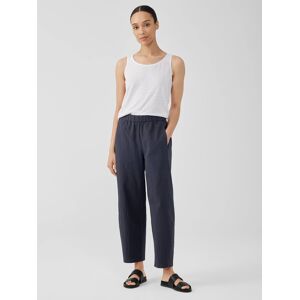 EILEEN FISHER Organic Cotton Pucker Lantern Pant  Nocturne  female  size:Extra Small