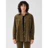 EILEEN FISHER Organic Cotton Stretch Corduroy Shirt Jacket  Serpentine  female  size:Extra Extra Small