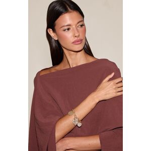 PrettyLittleThing Gold Charm Bracelet - Gold - Size: One Size