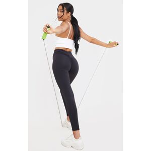 PrettyLittleThing Tall  Black Sculpt Luxe High Waisted Gym Ruched Bum Leggings - Black - Size: 2