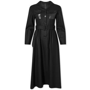 Moncler Genius FRGMT Long Sleeve Belted Dress  Black