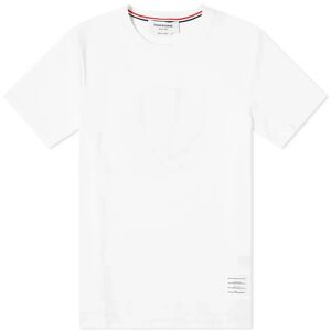 Thom Browne Relaxed Fit Basketball Icon Tee  White