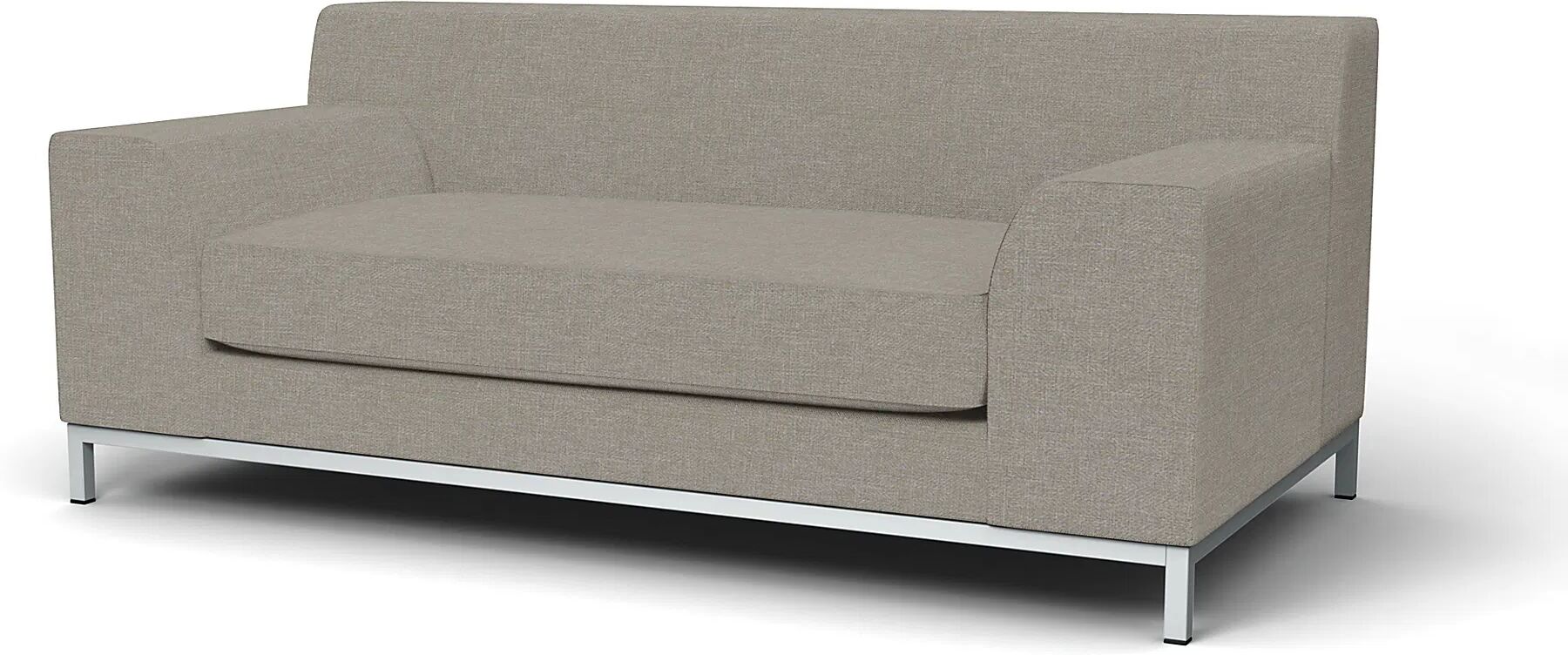 IKEA - Kramfors 2 Seater Sofa Cover, Greige, Bouclé & Texture - Bemz