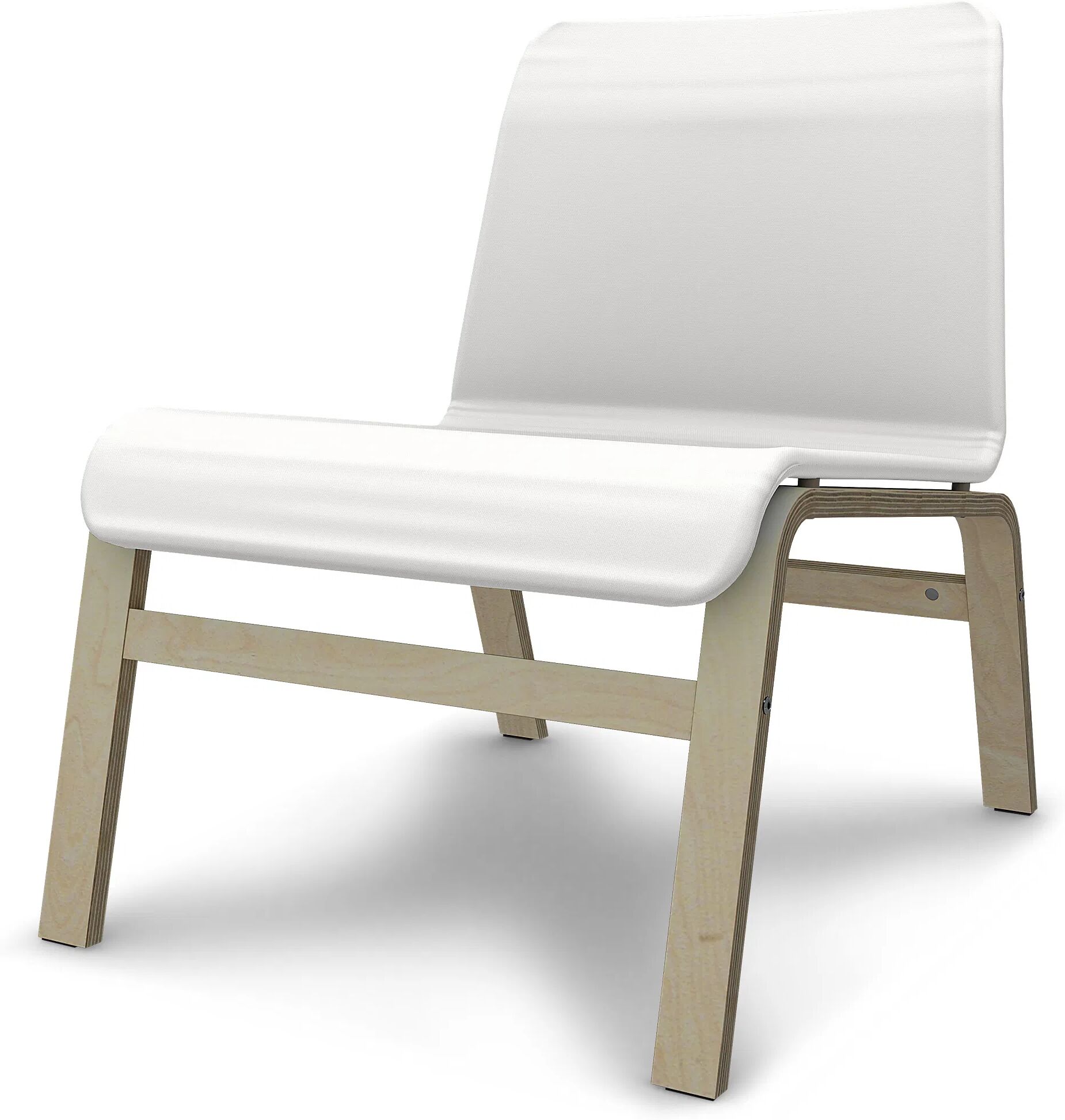 IKEA - Nolmyra chair, Absolute White, Cotton - Bemz