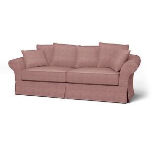 Bemz IKEA - Backamo 3 Seater Sofa Cover, Clover Pink, Velvet - Bemz
