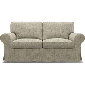 Bemz IKEA - Ektorp 2 Seater Sofa Cover, Taupe, Cotton - Bemz