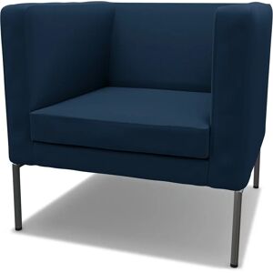 Bemz IKEA - Klappsta Armchair Cover, Deep Navy Blue, Cotton - Bemz