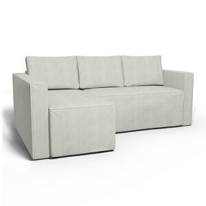 Bemz IKEA - Månstad Sofa Bed with Left Chaise Cover, Silver Grey, Conscious - Bemz