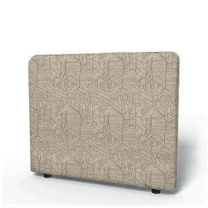 Bemz IKEA - Vallentuna Low Backrest Cover 100x80cm 39x32in, Taupe, Cotton - Bemz