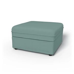 Bemz IKEA - Vallentuna Seat Module with Storage Cover 80x80cm 32x32in, Mineral Blue, Cotton - Bemz