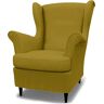 IKEA - Strandmon Armchair Cover, Olive Oil, Cotton - Bemz