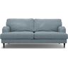 IKEA - Stocksund 3 Seater Sofa Cover, Dusty Blue, Linen - Bemz