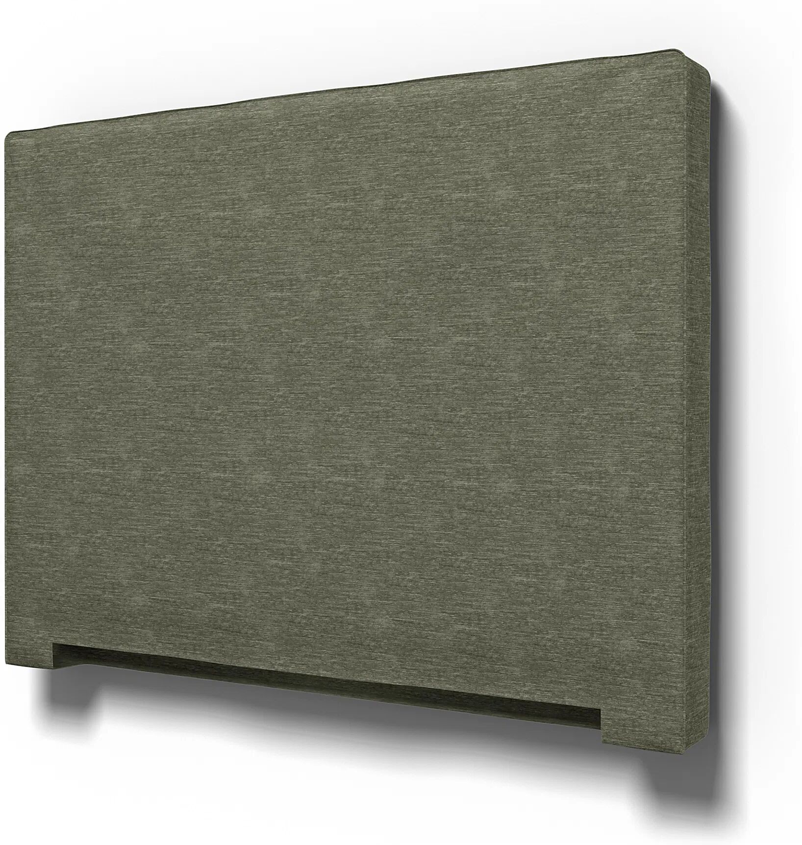 IKEA - Abelvär Headboard Cover, Green Grey, Velvet - Bemz