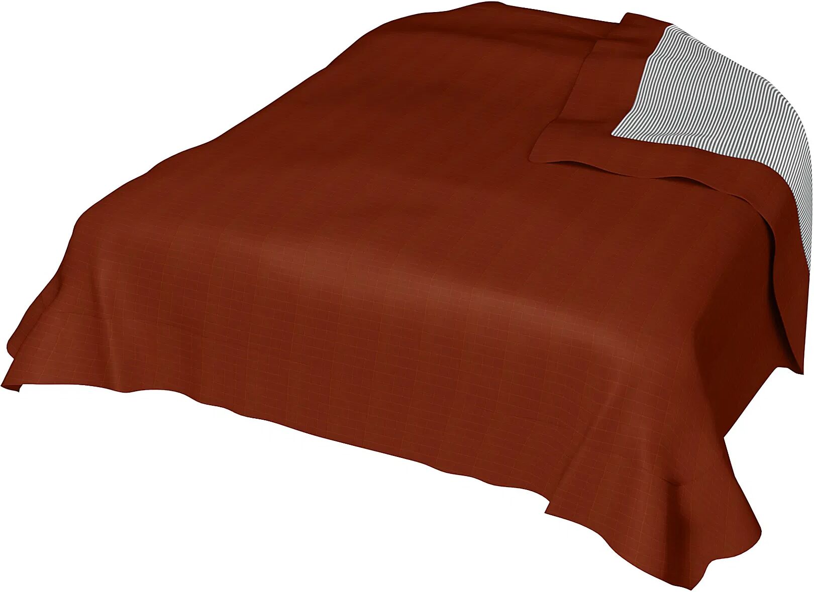 Bedspread, Burnt Sienna, Velvet - Bemz