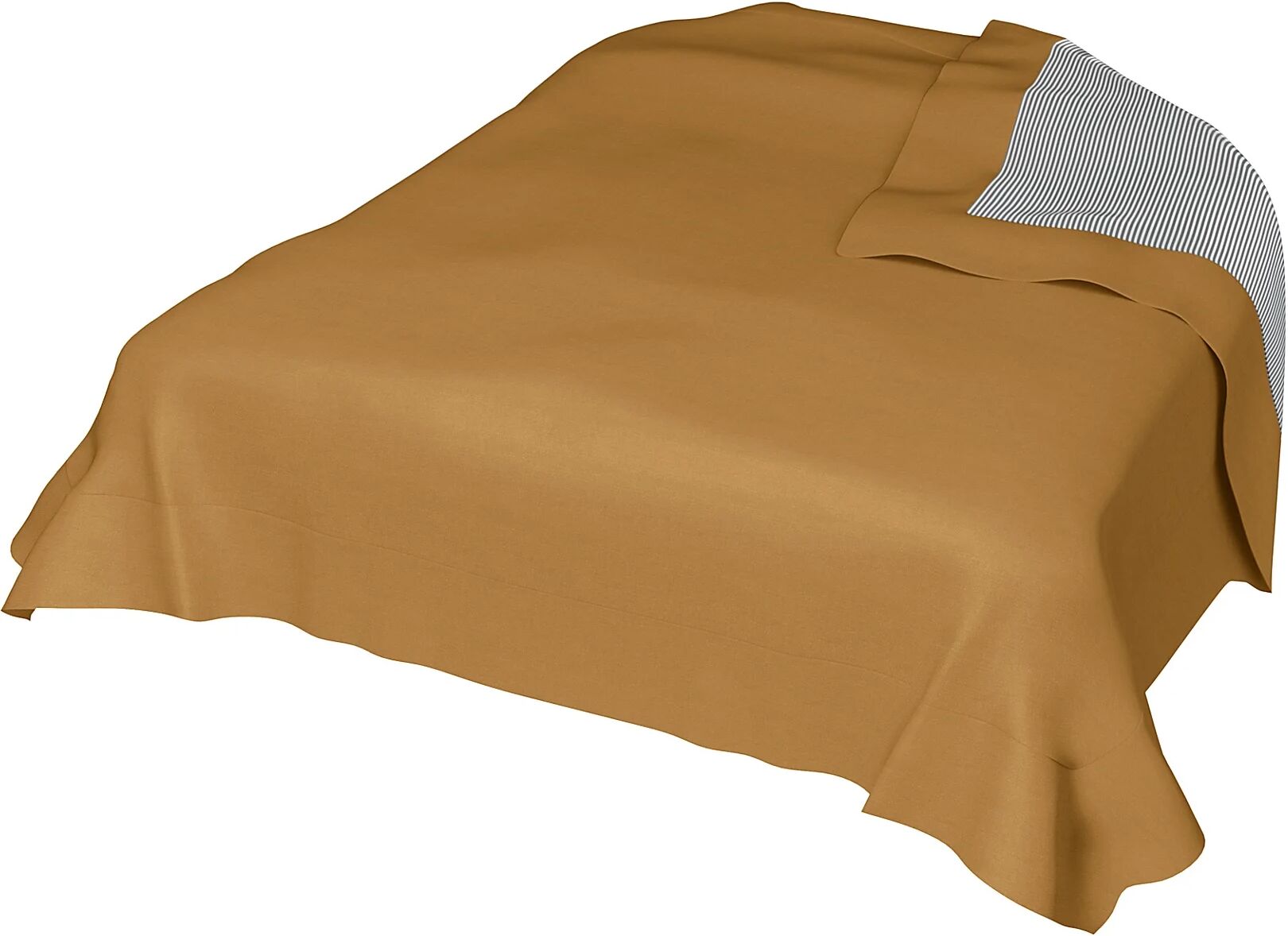 Bedspread, Mustard, Linen - Bemz