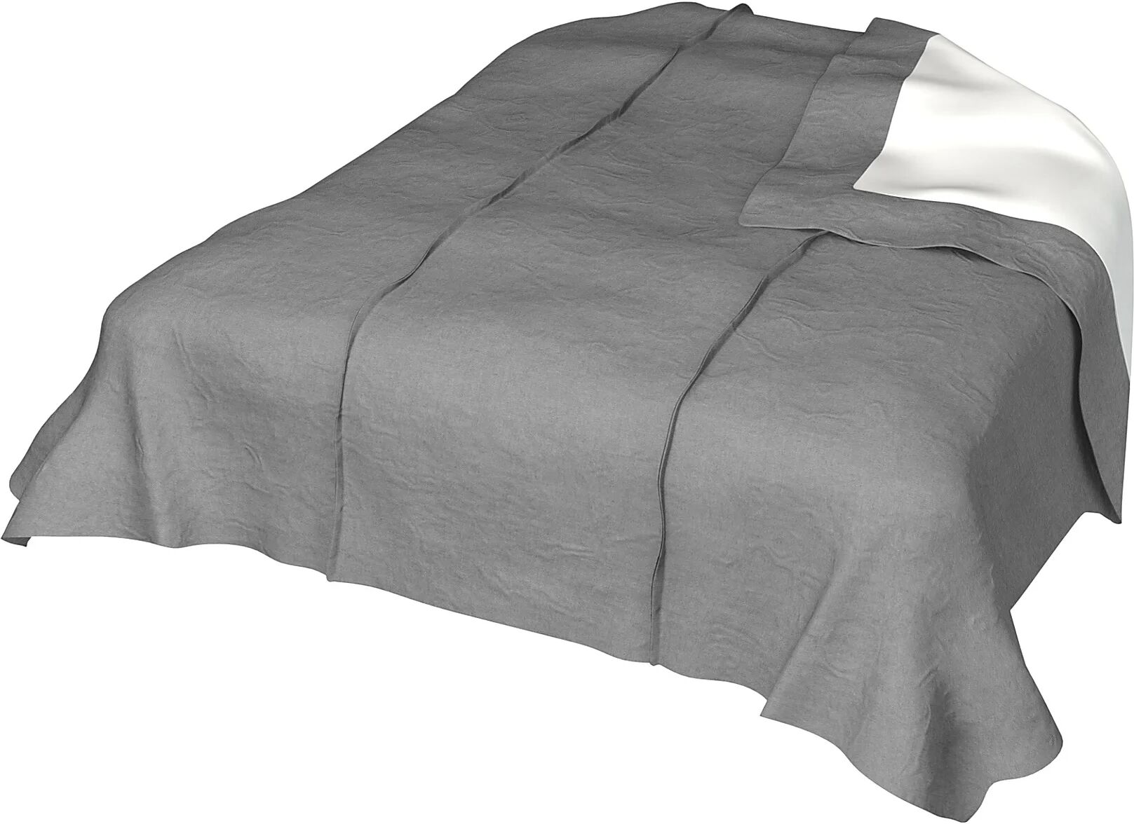 Bedspread, Graphite, Linen - Bemz