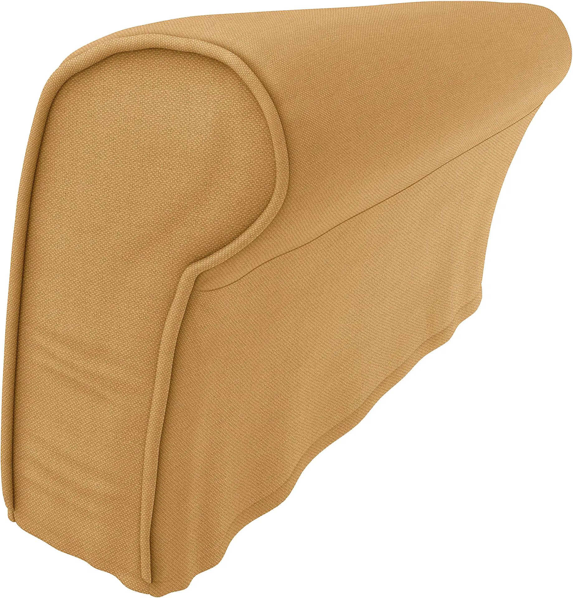 IKEA - Strandmon Armrest Protectors (One pair), Mustard, Linen - Bemz