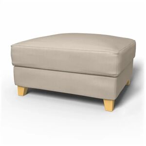 Bemz IKEA - Backa Footstool Cover, Parchment, Linen - Bemz